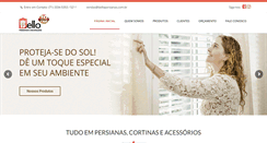 Desktop Screenshot of bellopersianas.com.br