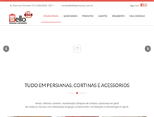 Tablet Screenshot of bellopersianas.com.br
